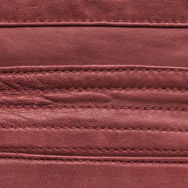 kırmızı deri arka plan, dikişleri