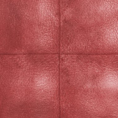 kırmızı deri desen, dikiş.,