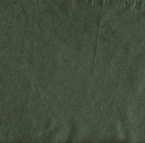 Фрагмент старой темно-зеленой кожи — стоковое фото