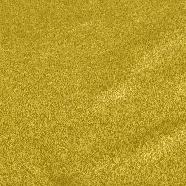 Фон помятой желтой кожи — стоковое фото