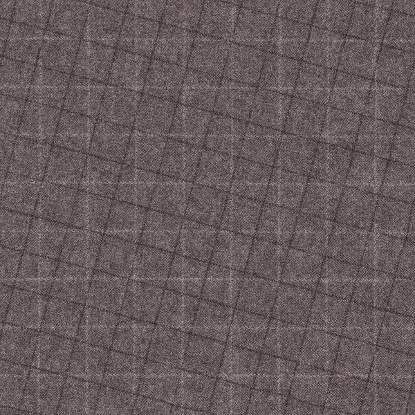 Bruine geruite stof textuur. Nuttig als achtergrond — Stockfoto