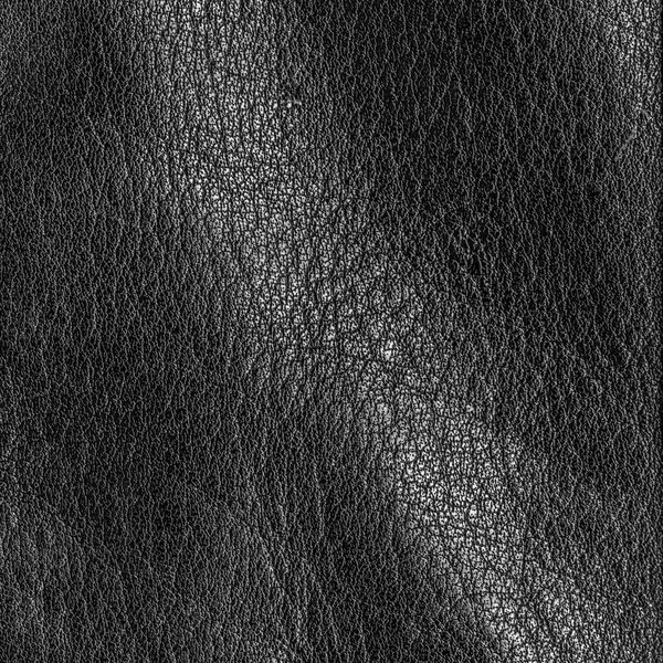 Background of crumped black leather — Stock Photo, Image