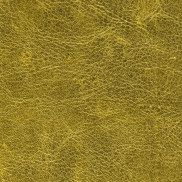 Dark yellow leather texture as background — Stock Photo, Image