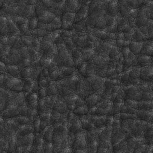 Zwart lederen textuur closeup — Stockfoto