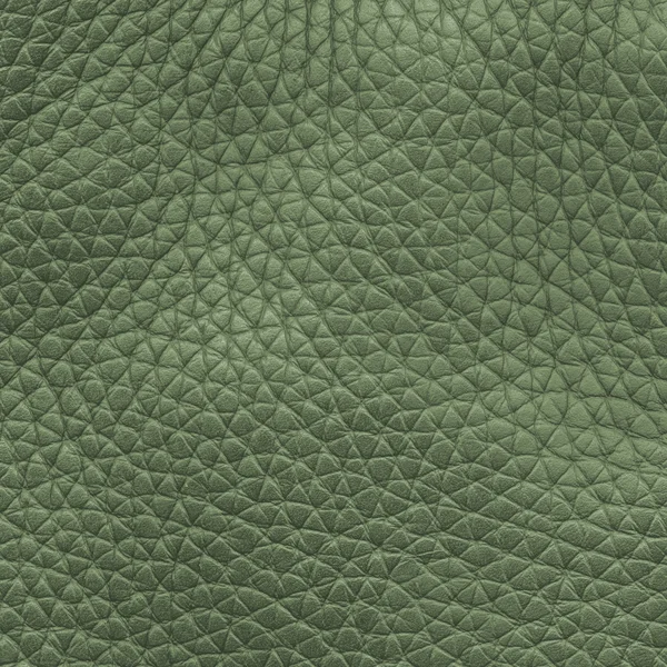 Zielona skóra tekstura jako tło — Zdjęcie stockowe