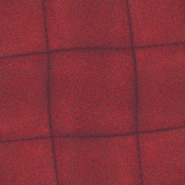 Opalona skóra czerwona tekstura ozdobione szwy — Zdjęcie stockowe