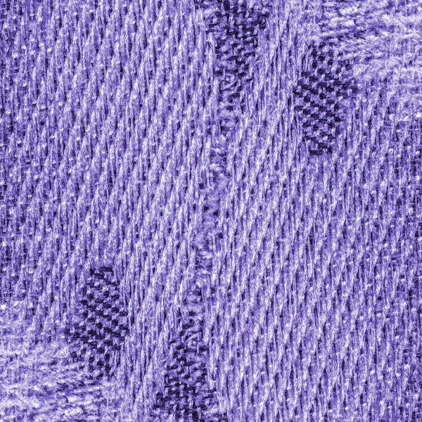 Fialový hrubý textilní textura — Stock fotografie