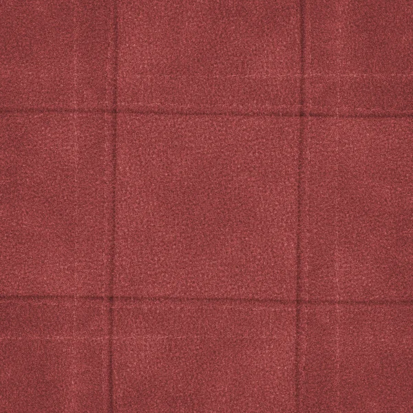 Cuir tanné rouge texture, coutures, point — Photo