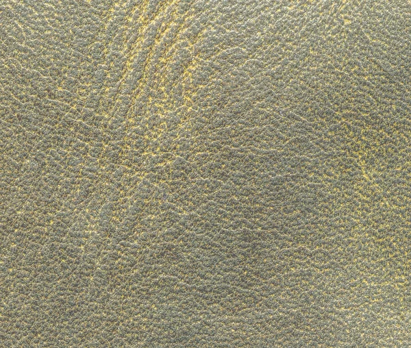 Old yellow-green leather texture. — Stock Photo, Image