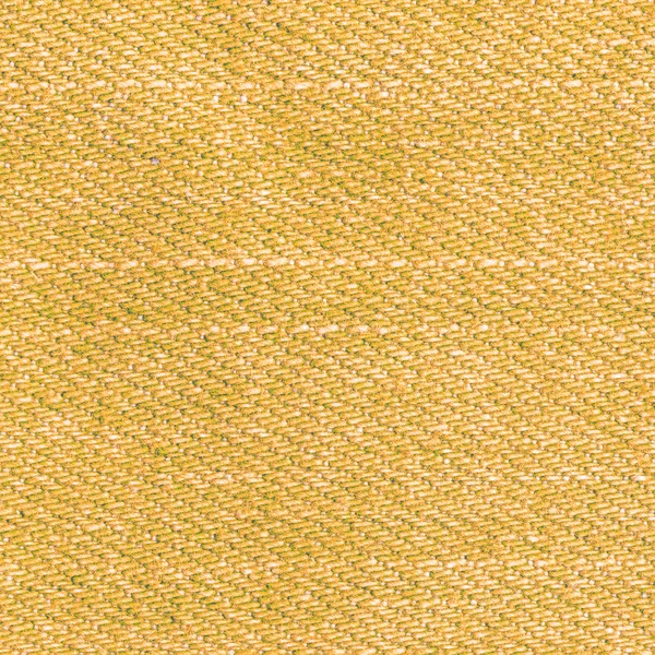 Gelbe Denim-Textur als Hintergrund — Stockfoto