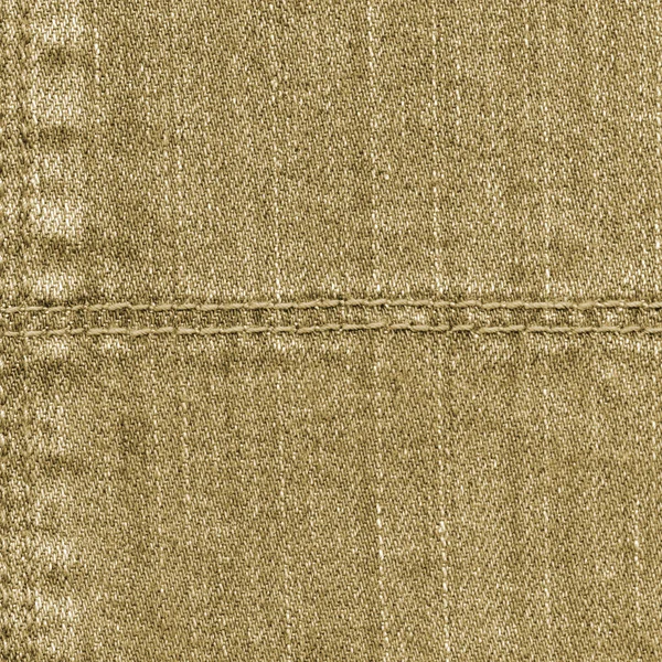 Calça amarela textura, costura, pontos — Fotografia de Stock