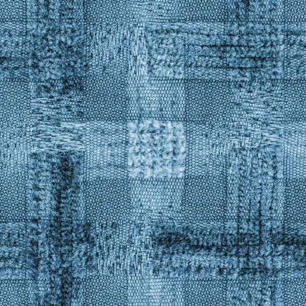 Blå bakgrund baserat på textil konsistens — Stockfoto