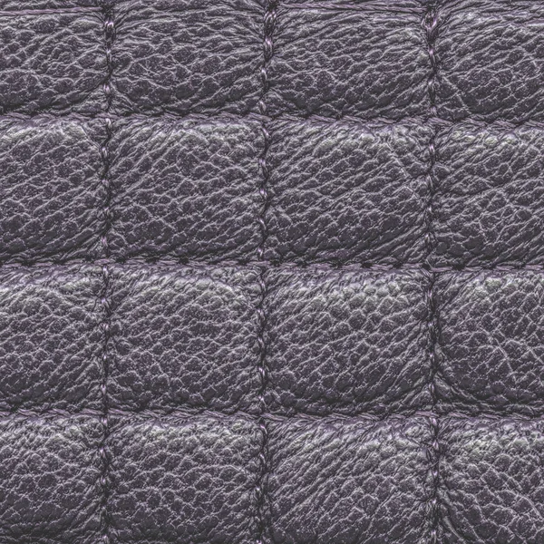 Violet geruite achtergrond op basis van leder texture — Stockfoto
