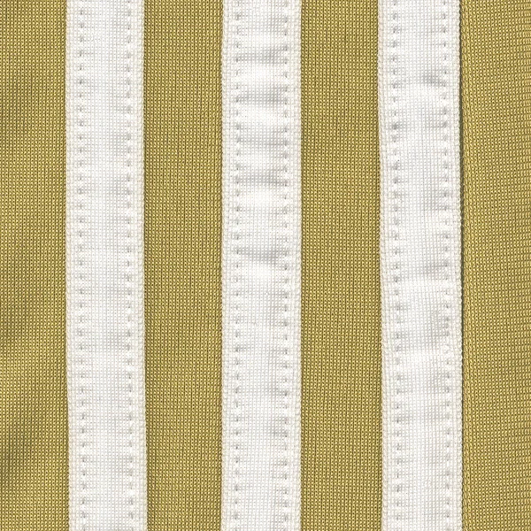 Tessitura giallo-marrone, nastri bianchi — Foto Stock