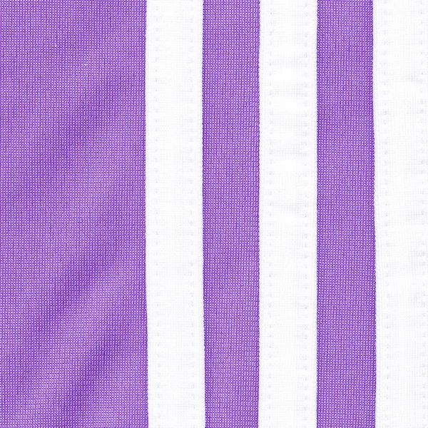 Texture tessile viola, nastri bianchi — Foto Stock