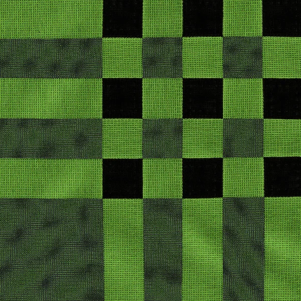 黑绿带纹理的背景 — 图库照片