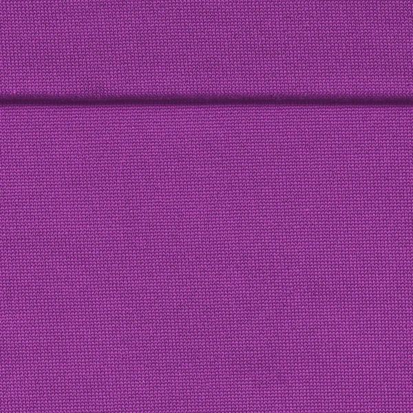 Paarse stof textuur versierd met naad — Stockfoto