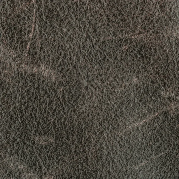 Old and worn brown leather texture closeup — Stock Photo, Image