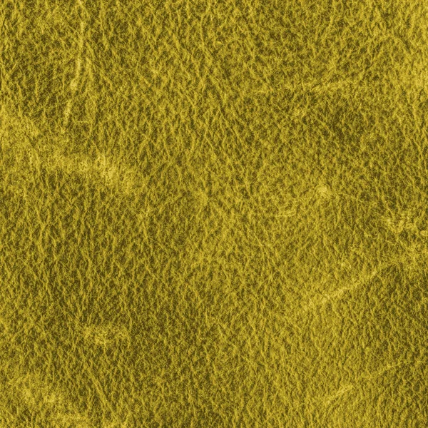 Worn yellow leather texture closeup — Stock Photo, Image