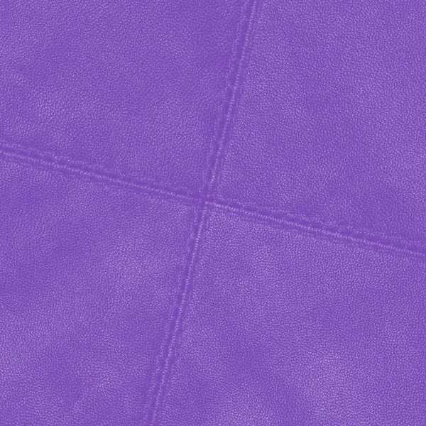 Fond en cuir violet, coutures en forme de croix — Photo