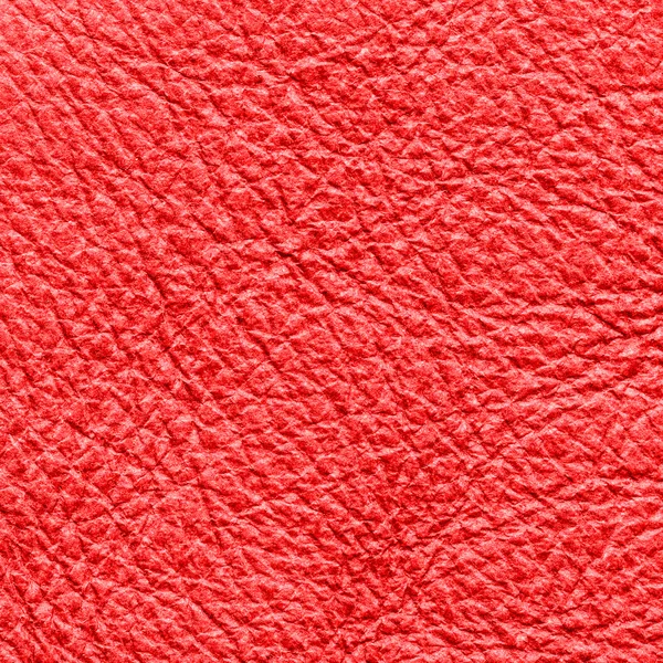Rött läder textur. användbar som bakgrund — Stockfoto