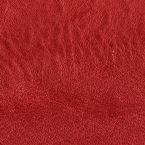 Red leather texture as bacground — Stock Photo, Image