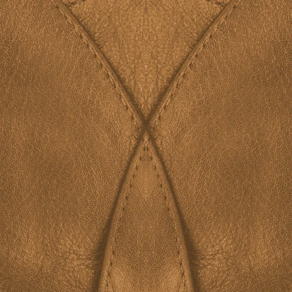 Brown leather  texture as background — Stock Photo, Image