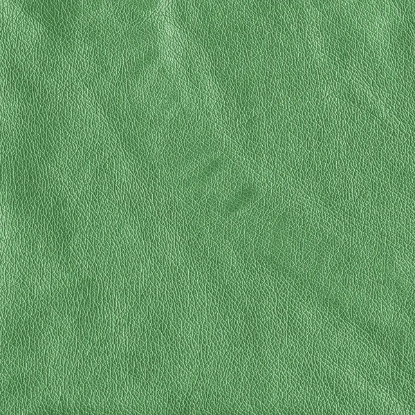 Green  leather texture — Stock Photo, Image