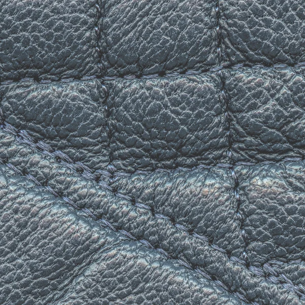 A fragment of gray-blue leather products — Stock Photo, Image