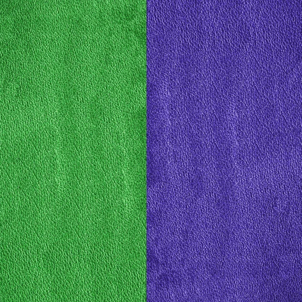 Violet and green leather background — Stock Photo, Image