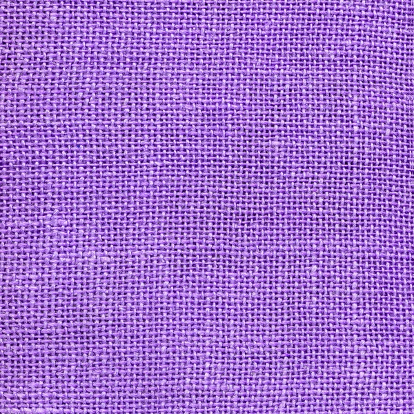 Textura de pano de saco violeta como fundo — Fotografia de Stock