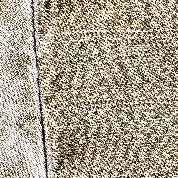Textura jeans marrom claro, costura — Fotografia de Stock