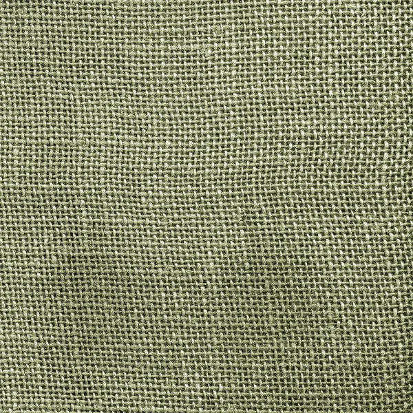 Стара зелена текстура мішковини як фон — стокове фото