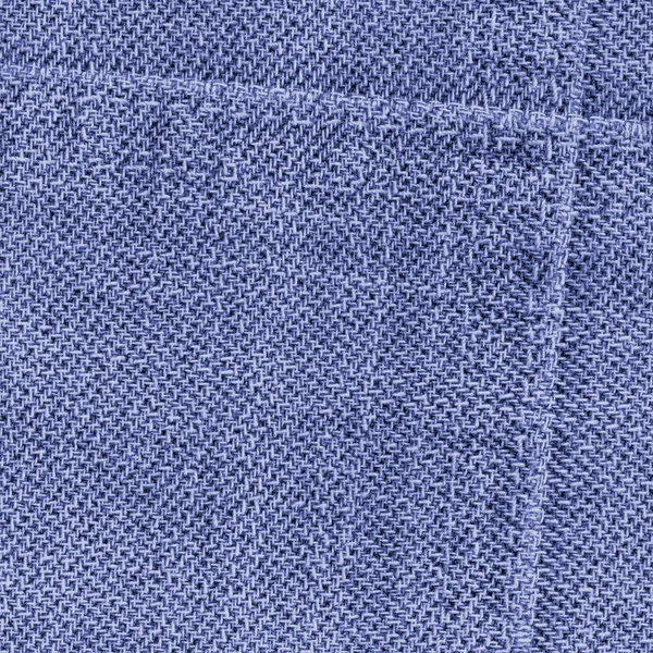 Jeans bleu texture gros plan, coutures — Photo