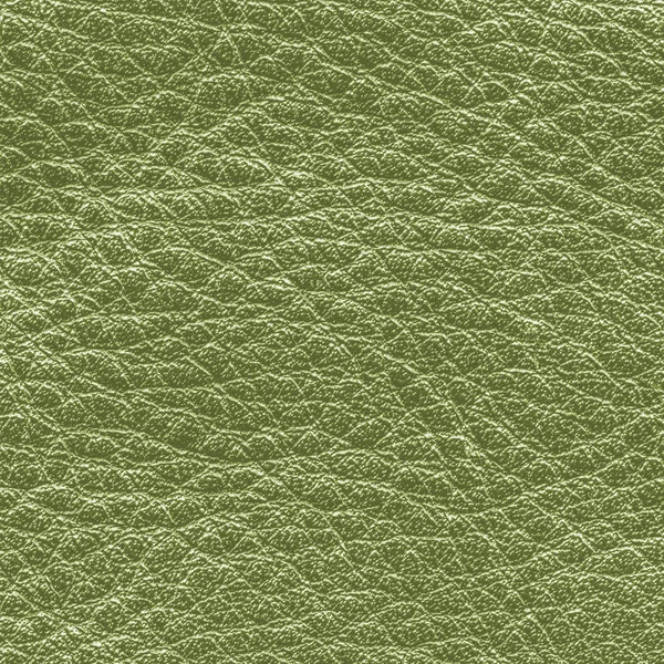 Green leather texture closeup — Stock Photo, Image