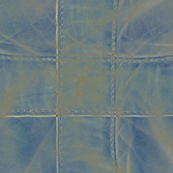 Fondo amarillo-azul basado en textura de cuero — Foto de Stock