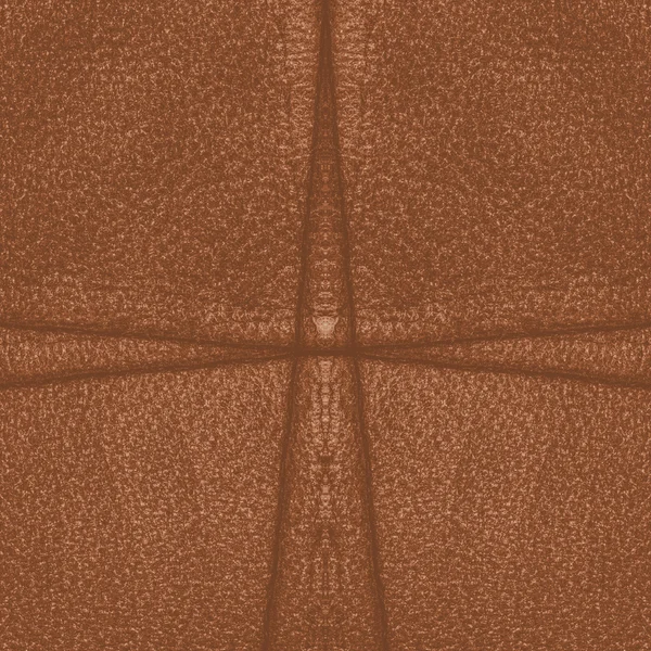 Fond cuir marron — Photo