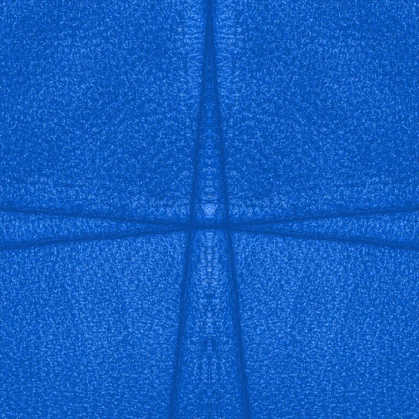 Blue leather background — Stock Photo, Image