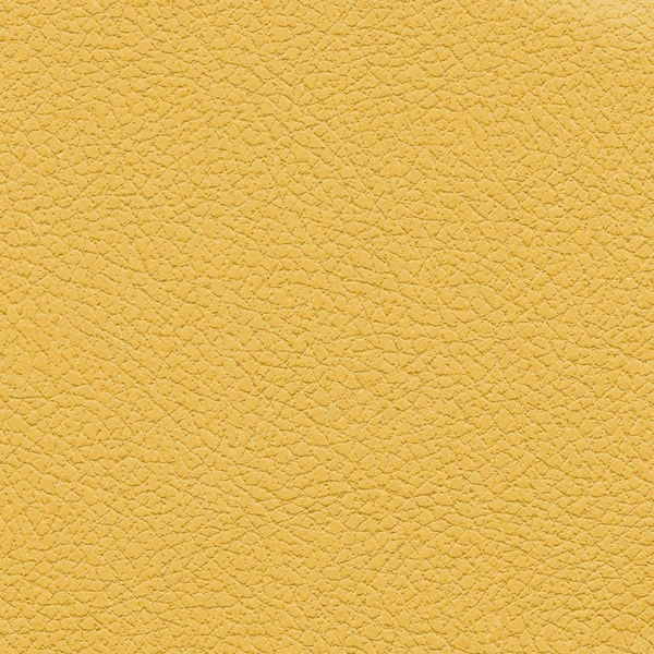 Textura de cuero amarillo como fondo — Foto de Stock