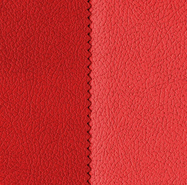 Rött läder texturer, användbara som bakgrund — Stockfoto