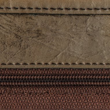 Tekstil ve deri kaplamaların kahverengi zemin