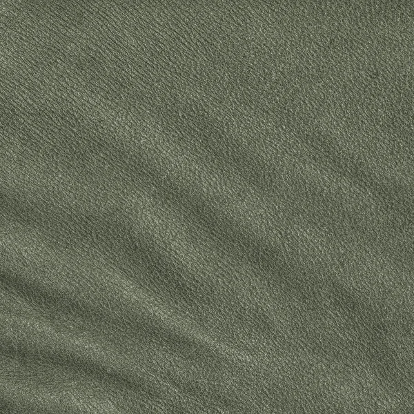 Texture in pelle grigio-verde accartocciata come sfondo — Foto Stock