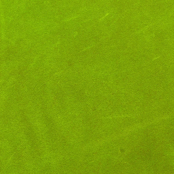 Green leather texture as background — Stock Photo, Image