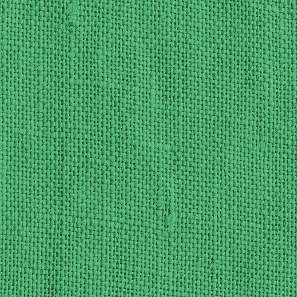 Detailní textury světlé zelené pytloviny — Stock fotografie