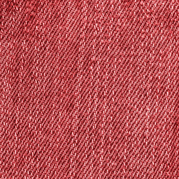 Textura de denim vermelho , — Fotografia de Stock
