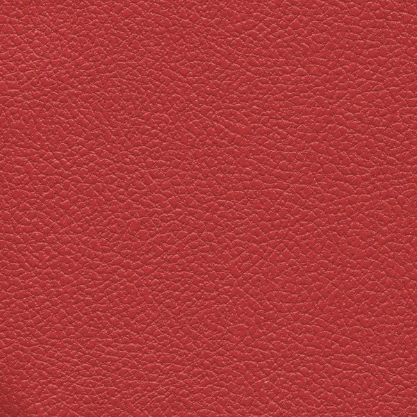 Textura de couro artificial vermelho — Fotografia de Stock