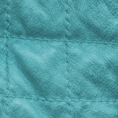 Turkuaz deri ceket closeup parçası