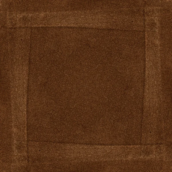 Donkere bruine gelooid leder textuur close-up, naden — Stockfoto