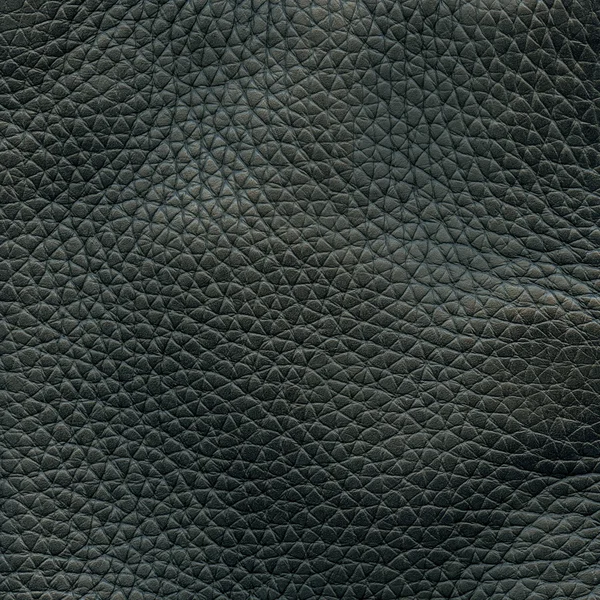 Black leather texture closeup — Stock Photo, Image