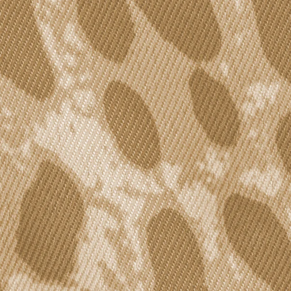 Textura textil marrón claro primer plano. Pieles de leopardo de imitación — Foto de Stock